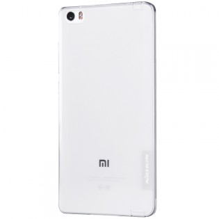 Чехол бампер силиконовый Nillkin Transparent N-TPU для смартфонов Xiaomi Mi Note White